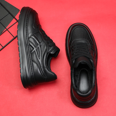 真皮板鞋保暖棉鞋发泡软底舒适