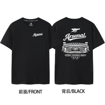 新款短袖T恤枪手阿森纳球场球场球迷文化衫2026arsenal枪手大码男
