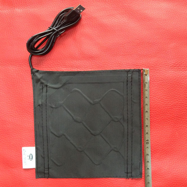 依暖儿USB加热布5V碳纤维发热膜保暖护腰鞋垫衣服暖脚电热片15*15