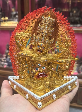 惹呼拉/热乎啦/rahula/热乎拉/惹乎拉/啦呼啦/喇呼拉/15cm铜摆件