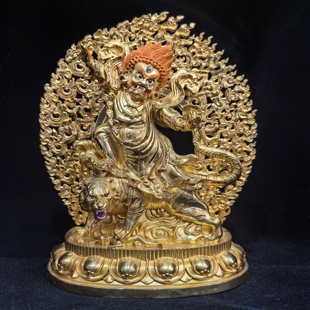 愤怒莲师/多杰卓洛/莲师/莲花生大师/莲花生大士/15cm尼泊尔工艺