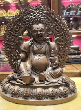 尚龙护法/上龙护法/药师佛护法/药师坛城护法/25cm红铜藏传佛像