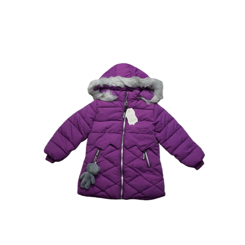 外贸原单女童时尚休闲棉服外套