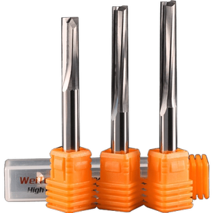 威特5A级6mm双刃直槽铣刀密度板切割木工直刀数控电脑雕刻机刀具