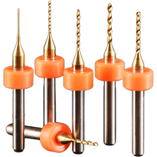 威特钨钢琥珀微型钻头加定位环涂层PCB钻头打孔钻头麻花钻头钻咀