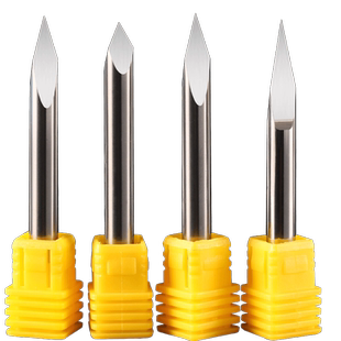 威特3A级6毫米三棱尖刀中心直刀玉石刻字刀数控电脑雕刻机刀具