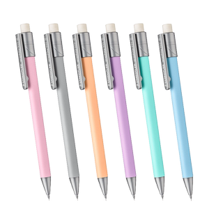 德国STAEDTLER施德楼自动铅笔0.5小学生活动铅笔少女马卡龙可爱不断芯女生自动笔777自动铅带橡皮头