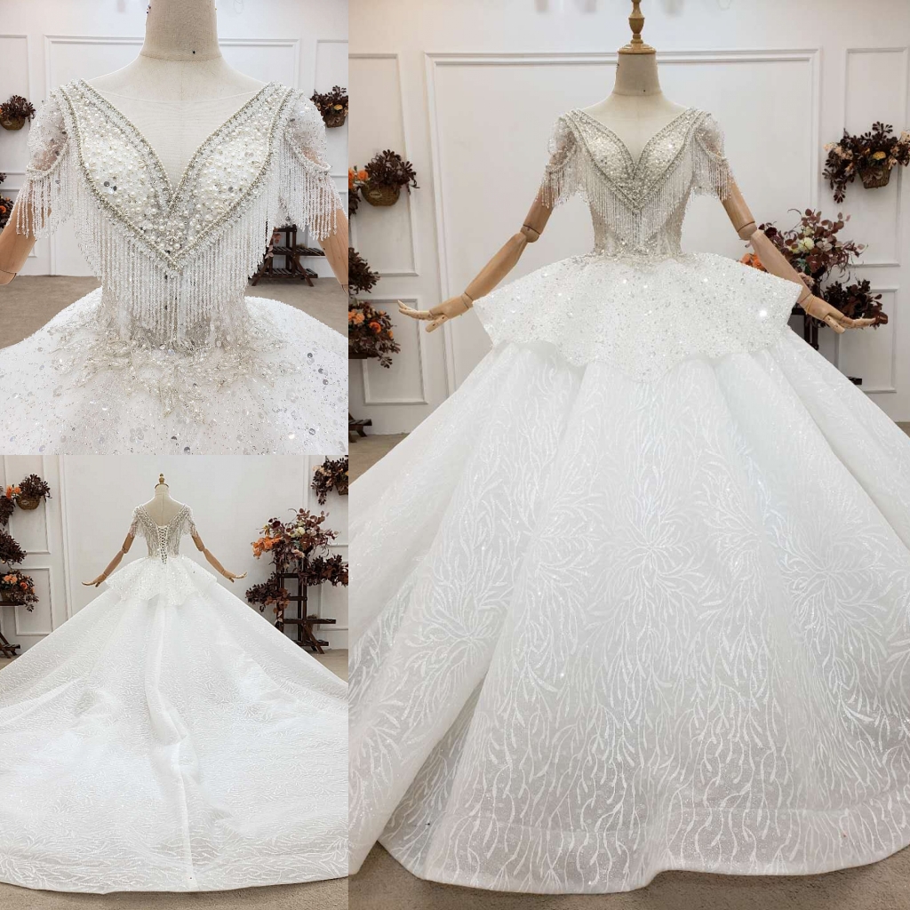 2020新款宫廷抖音网红新娘礼服