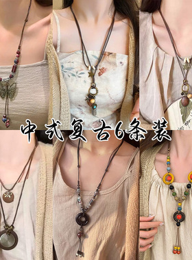 2025新款森系复古民族风项链