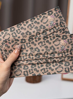 可爱口罩女高颜值黑皮kitty2025新款秋冬一次性成人防尘通勤学生