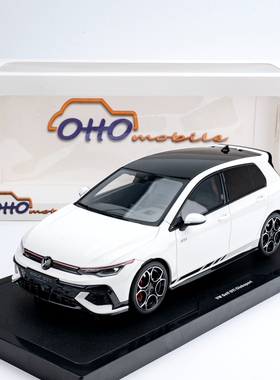 OTTO 1:18 Volkswagen大众高尔夫GTI 8代 MK8白色 树脂汽车模型