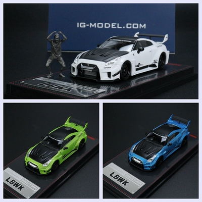 Ignition IG 1:64 35GT gt-r 火箭兔pandem 合金汽车模型成品收藏