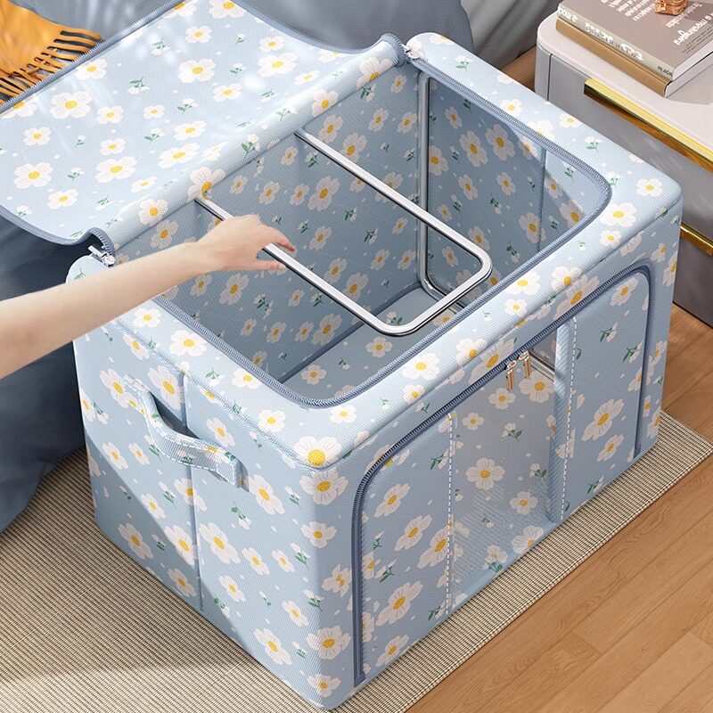 牛津布衣服收纳箱家用大容量衣柜衣物储物神器可折叠袋筐百纳箱子