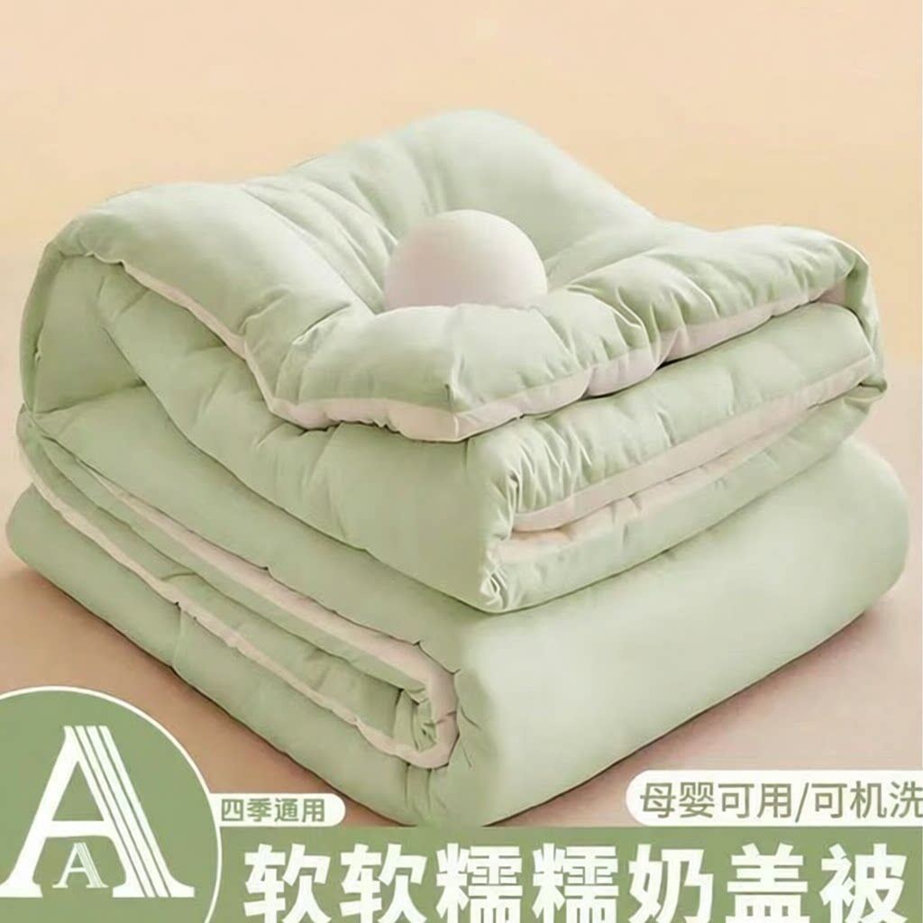 纤维保暖被子棉被 冬天加厚羽丝绒被芯 单人双人被夏季
