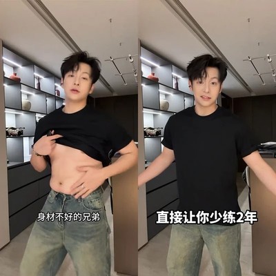 300g重磅纯棉短袖T恤男款夏美式