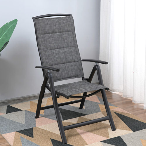 临亚铝合金折叠躺椅轻盈便携