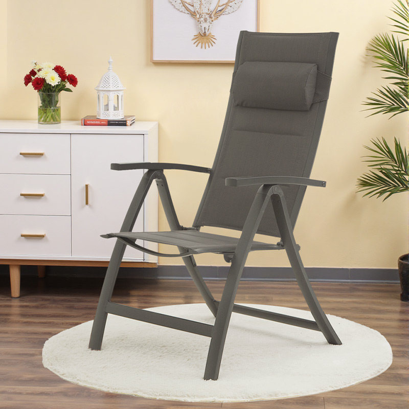 临亚折叠躺椅午休折叠椅休闲 靠背椅办公室户外两用午睡阳台家用