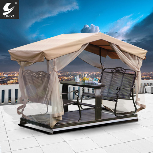 临亚室外四人动力摇椅多人秋千椅