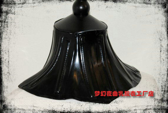 乳胶衣乳胶项圈脖套颈套束缚成人围脖束颈部拘束性感脖子 1.0mm