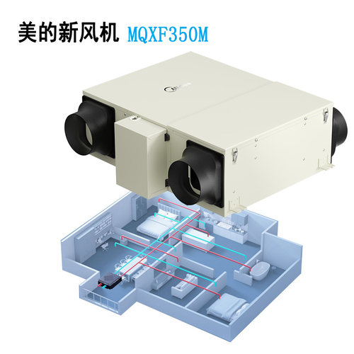 midea/美的中央新风机加湿器地暖
