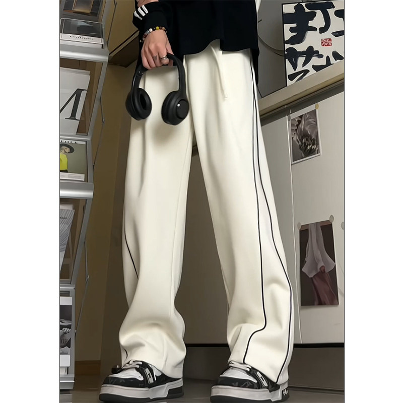 f2ocus山本风酷炫发光条休闲裤