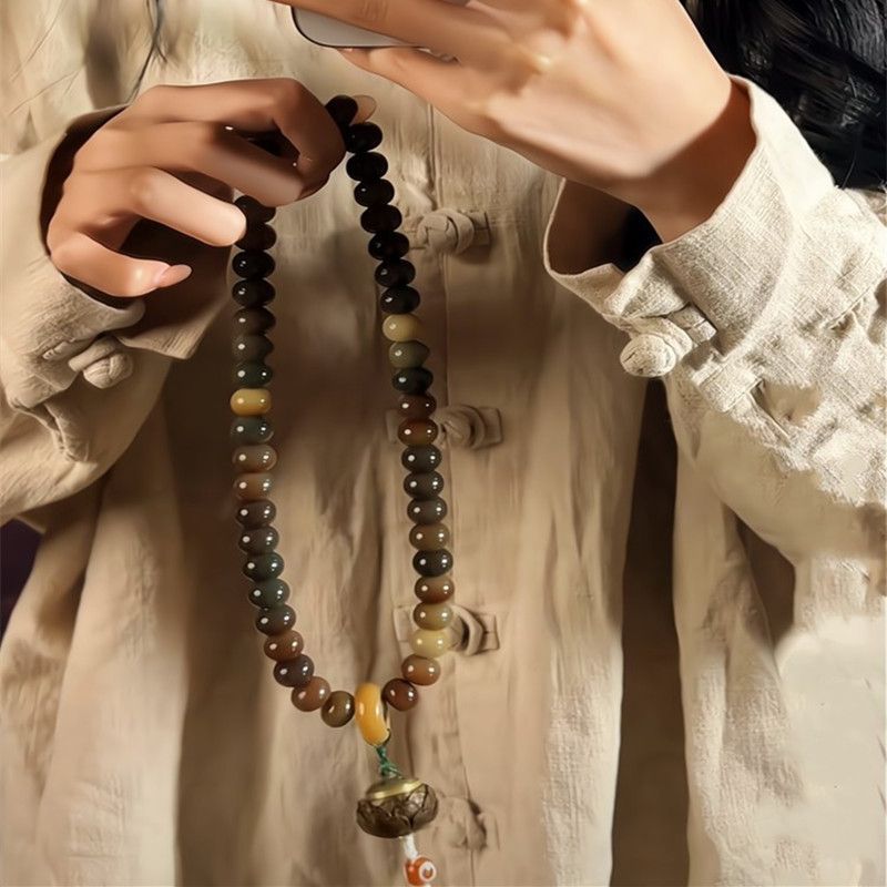 敦煌问天菩提根手持手串女生文玩