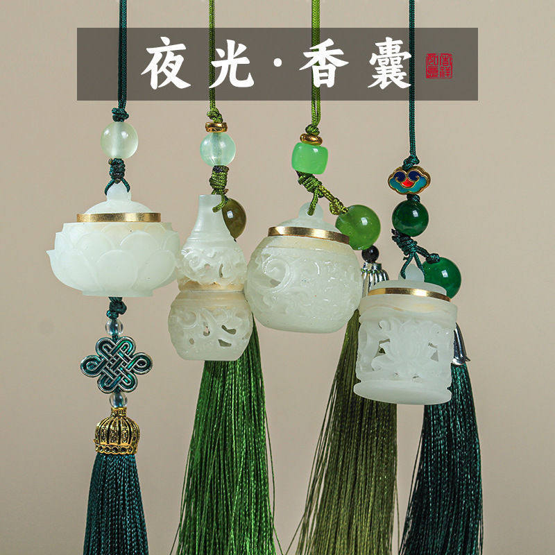 葫芦挂件紫黑檀木钥匙扣手工钥匙