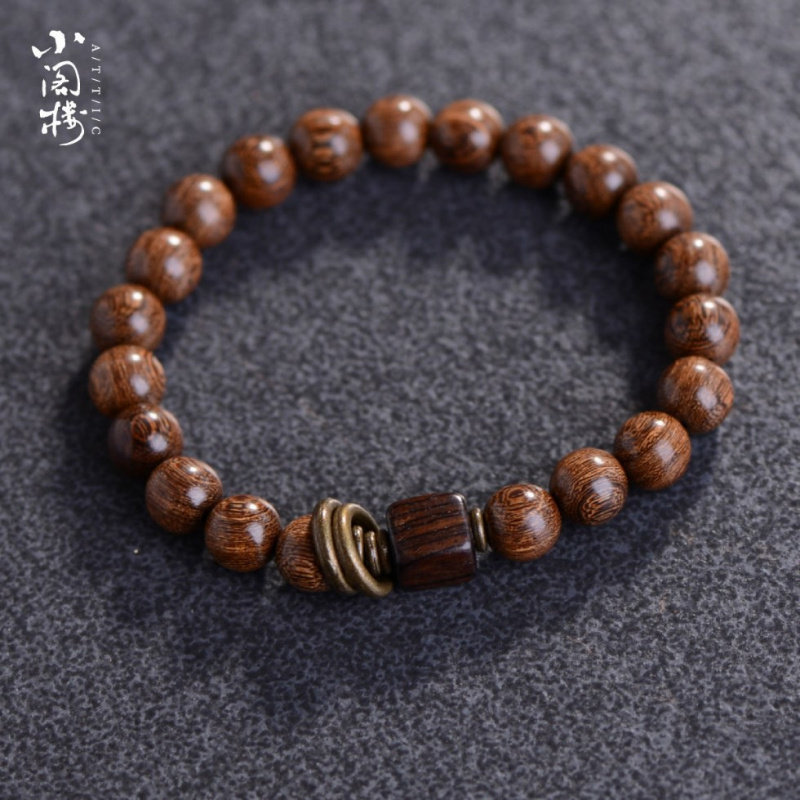 包邮金丝檀木手串金丝楠木沉香乌