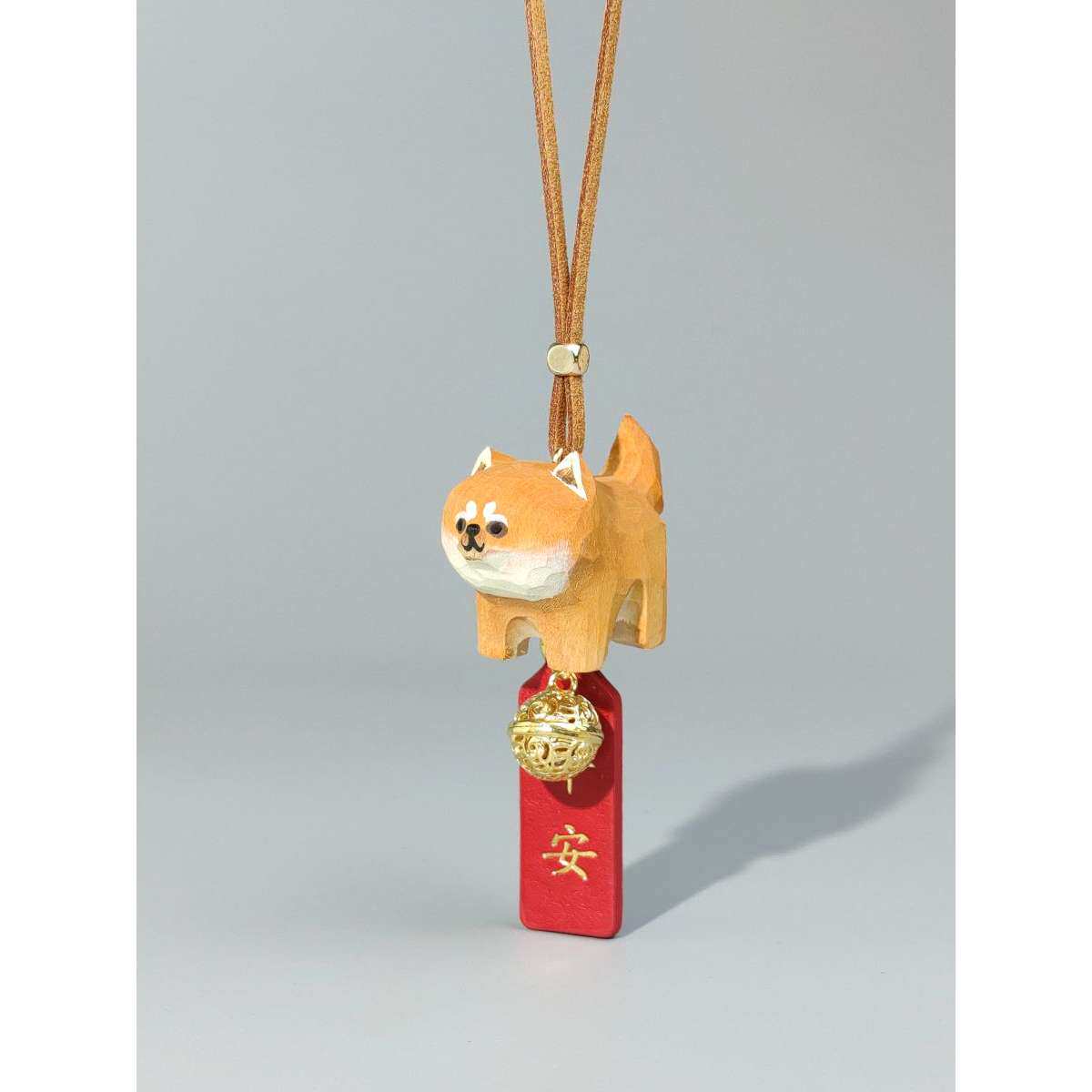 超萌!有猫有狗柴犬汽车挂件装饰后视镜挂饰可爱车载吊坠旺财礼物