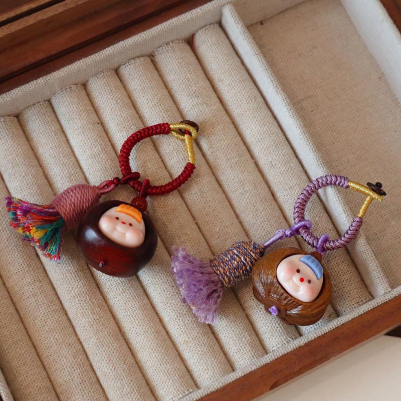 天然紫檀木雕卡通可爱板栗多妹大蒜挂件绿檀木链包包挂钥匙扣,家居饰品,创意礼品,淘宝优惠券,粉丝福利购,淘宝优惠卷