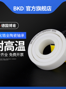 德国BKD进口高速轴承6312氧化锆6314陶瓷轴承6316CE耐高温耐腐蚀