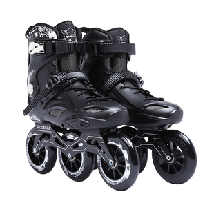 洛神轮滑鞋成人大三轮速桩速滑鞋竞速鞋休闲刷街高校社团溜冰鞋