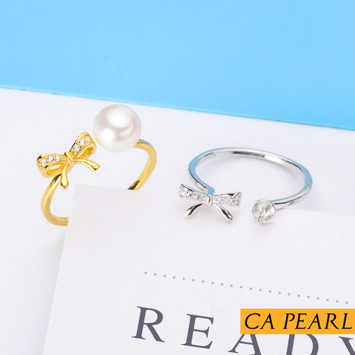 diy纯银半成品珍珠