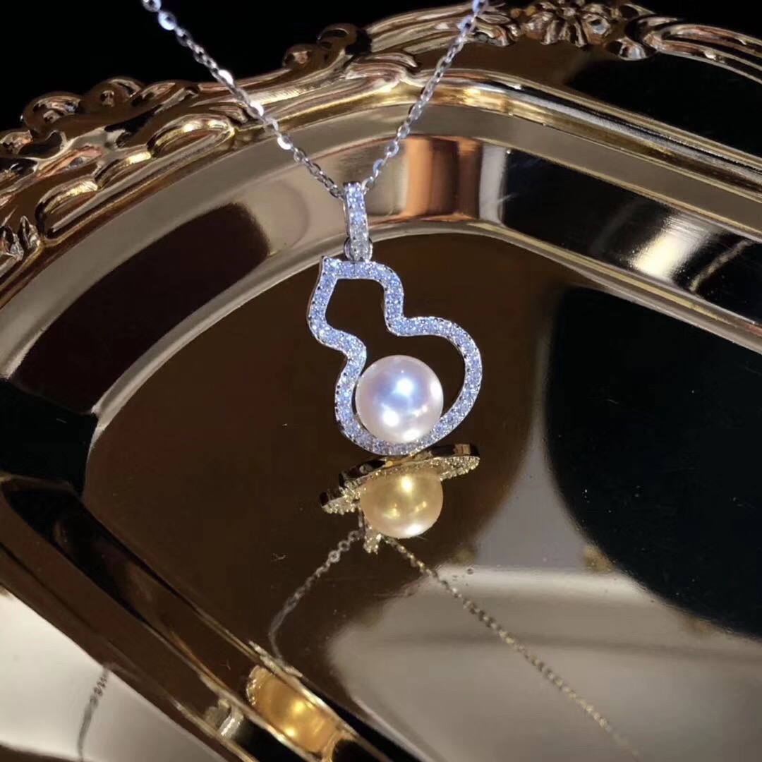 纯银精工珍珠项链时尚风饰品配件