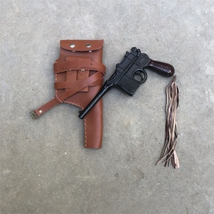 影视舞台木质三八大盖驳壳枪八路军红军大刀日军王八盒子手枪道具