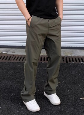 SOS夏季轻薄透气长裤防晒户外通勤百搭速干休闲裤弹力百搭训练裤