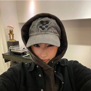 【天花板】重工vujade 006鸭舌帽破坏做旧水洗刺绣kenijima同款帽