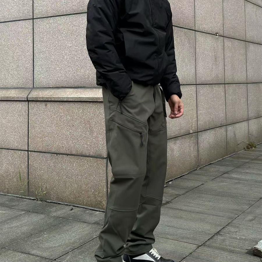 长裤软壳冲锋裤美式休闲多口袋