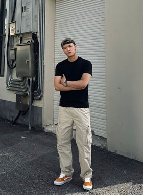 SOS夏季基础多色液氨棉凉感T恤无痕压胶高弹显壮短袖百搭情侣上衣