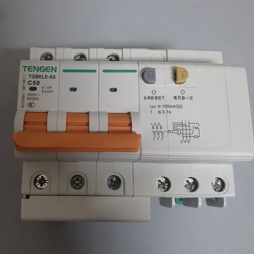 全新库存天正TGBKLE-63，3P C50，50A，400V~6000A，漏电断路器