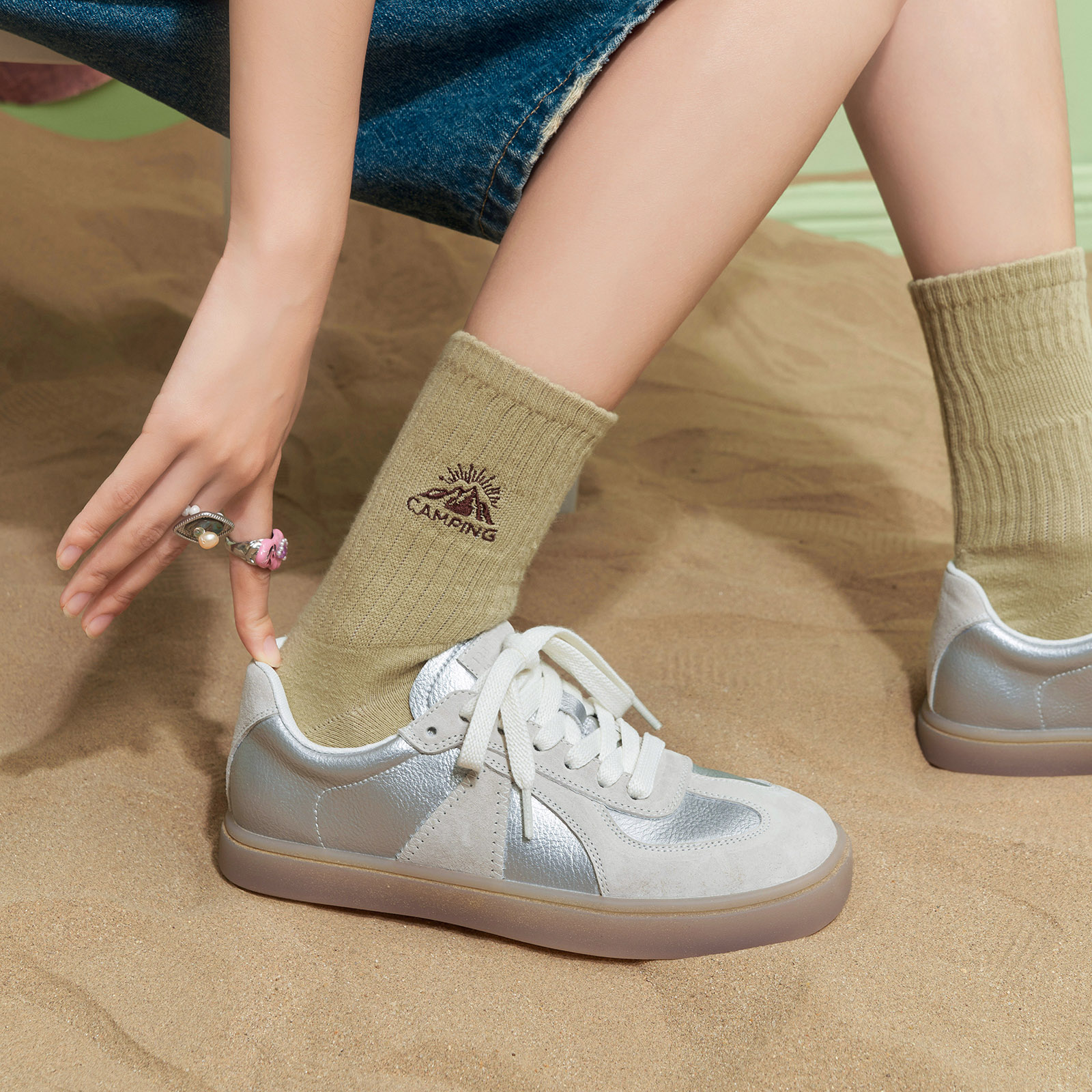 玛速主义德训鞋平底休闲