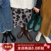 玛速主义2025新款 平底马丁瘦瘦靴女冬百搭单靴英伦风短靴加绒靴子