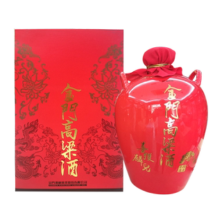 2019年金门高粱酒58度金采龙5L喜得麟儿纯粮食10斤大坛装泡酒
