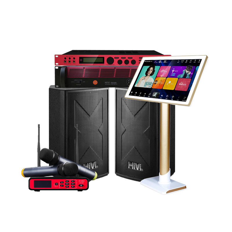 Hivi/惠威 专业15寸一拖二音响套装3TB点歌机专业KTV音箱舞台酒吧