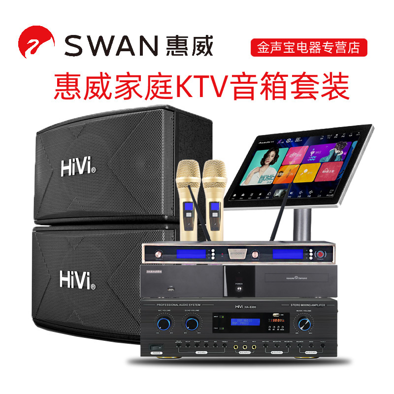 Hivi/惠威 KX1000卡拉OK套装家庭KTV音箱定制音王点歌机3T