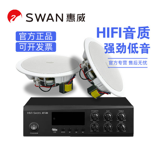 惠威吸顶喇叭Hivi吊顶扬声器