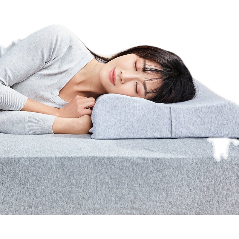 8H THAILAND NATURAL LATEX PILLOW CERVICAL SPINE RUBBER MEMORY PILLOW SINGLE TRIPLE CURVE HIGH AND LOW PILLOW CORE Z2S