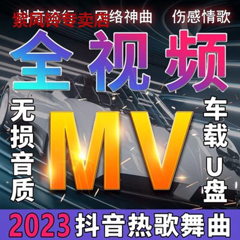 音乐u盘车载歌曲通用无损2023抖友流行重低音dj经典汽车高音质mp4-封面