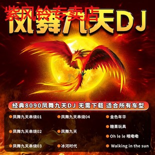 凤舞九天音乐工厂DJ嗨曲车载用CD碟片大容量串烧劲爆音乐MP3光盘