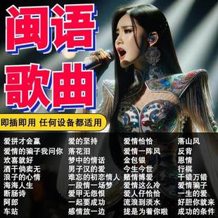 闽南语歌曲汽车载U盘流行经典老歌台语情歌无损音乐车用mp3优盘